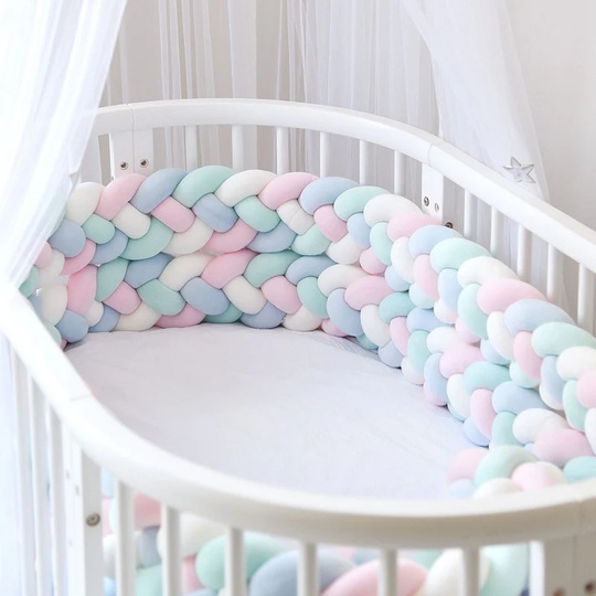 Baby Crib/Cot Braided Bumper
