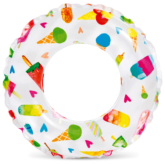 24In Lively Print Swim Ring 59241