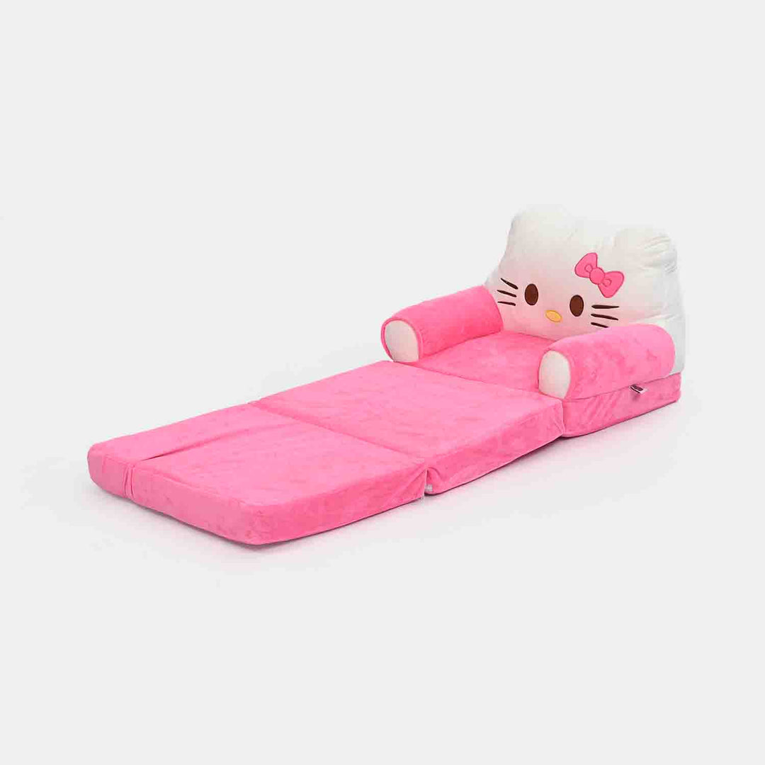 Adorable Kids Foldable Sofa Seat - 18M+ | 547-Pink/White