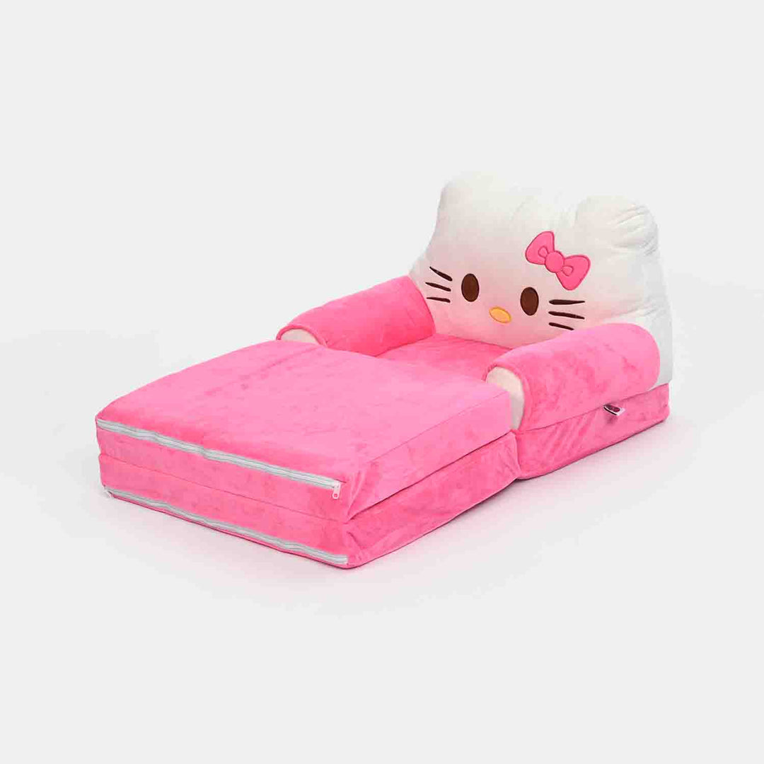 Adorable Kids Foldable Sofa Seat - 18M+ | 547-Pink/White
