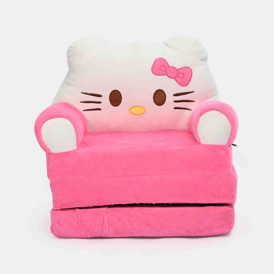 Adorable Kids Foldable Sofa Seat - 18M+ | 547-Pink/White