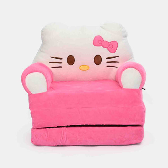 Adorable Kids Foldable Sofa Seat - 18M+ | 547-Pink/White