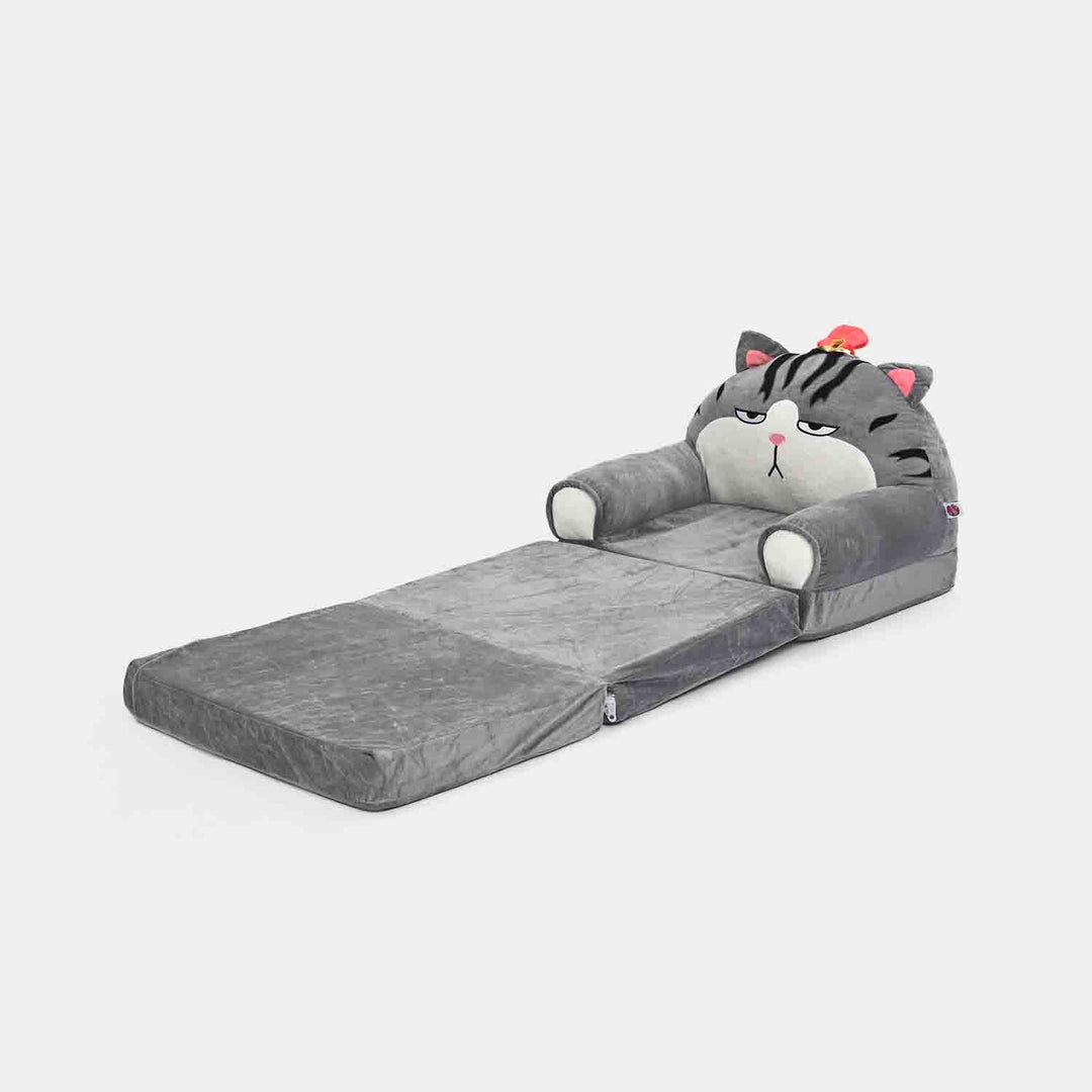 Adorable Kids Foldable Sofa Seat - 18M+ | 547-D.Gray