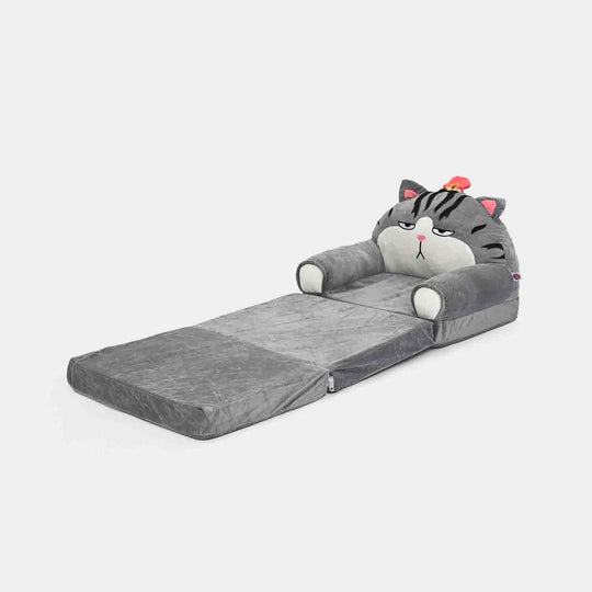 Adorable Kids Foldable Sofa Seat - 18M+ | 547-D.Gray