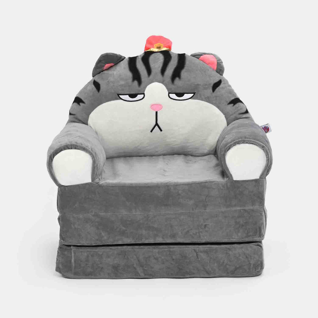 Adorable Kids Foldable Sofa Seat - 18M+ | 547-D.Gray