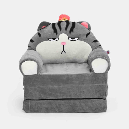 Adorable Kids Foldable Sofa Seat - 18M+ | 547-D.Gray