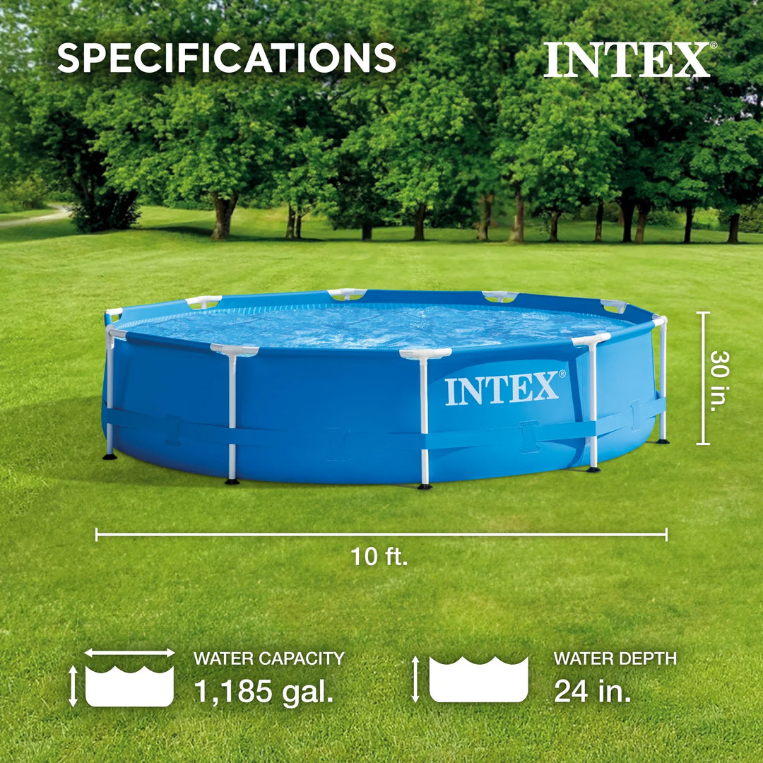 INTEX Swimming Pool Metal Frame 10ft X 30in