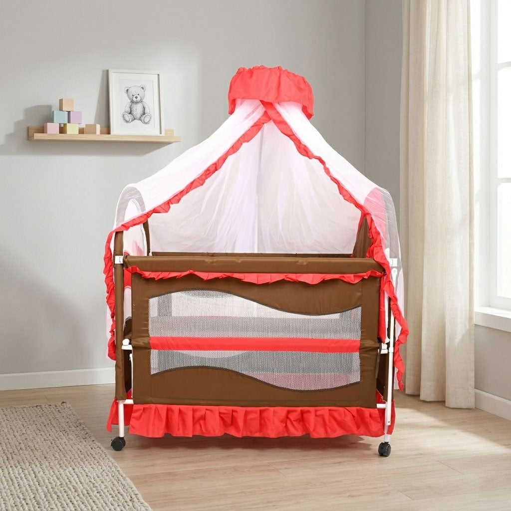 Metal Cot 569A Red