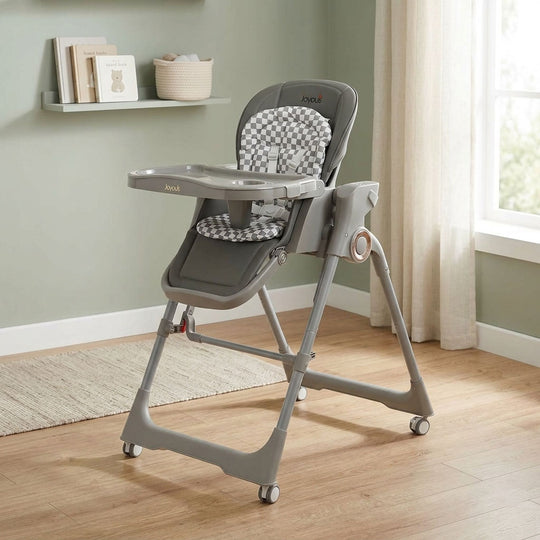 Electric Swing + High Chair Joyous JY-018 Grey
