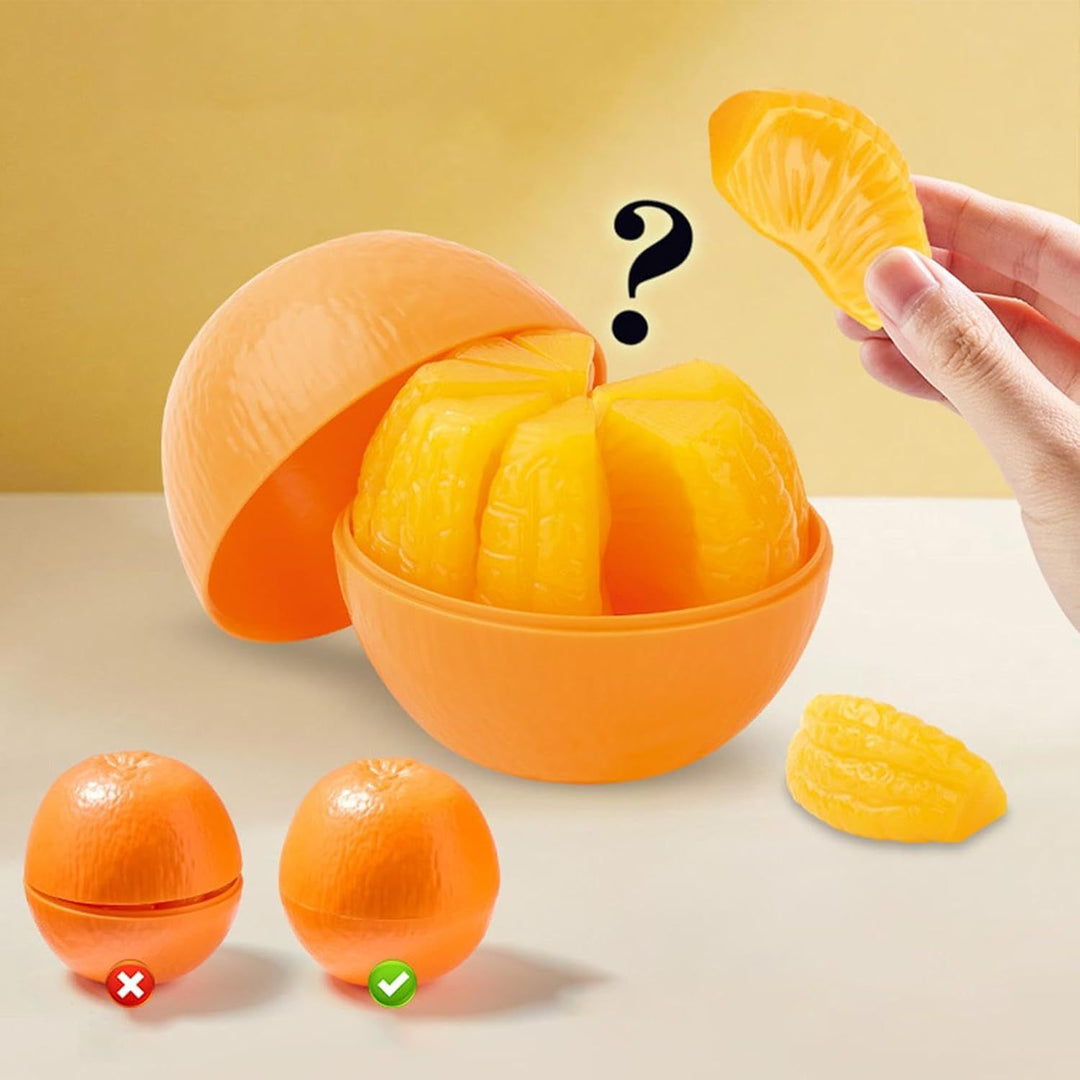 3D Orange Shape Funny Puzzle Toy