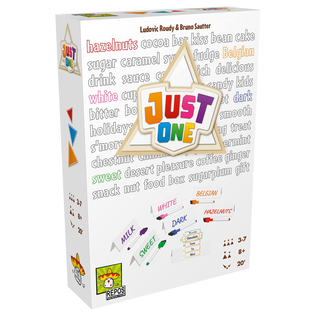 Just One – White Box Edition Cooperative Word-Guessing Party Game