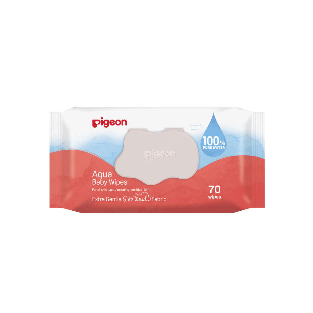 AQUA BABY WIPES 70S FLIPTOP