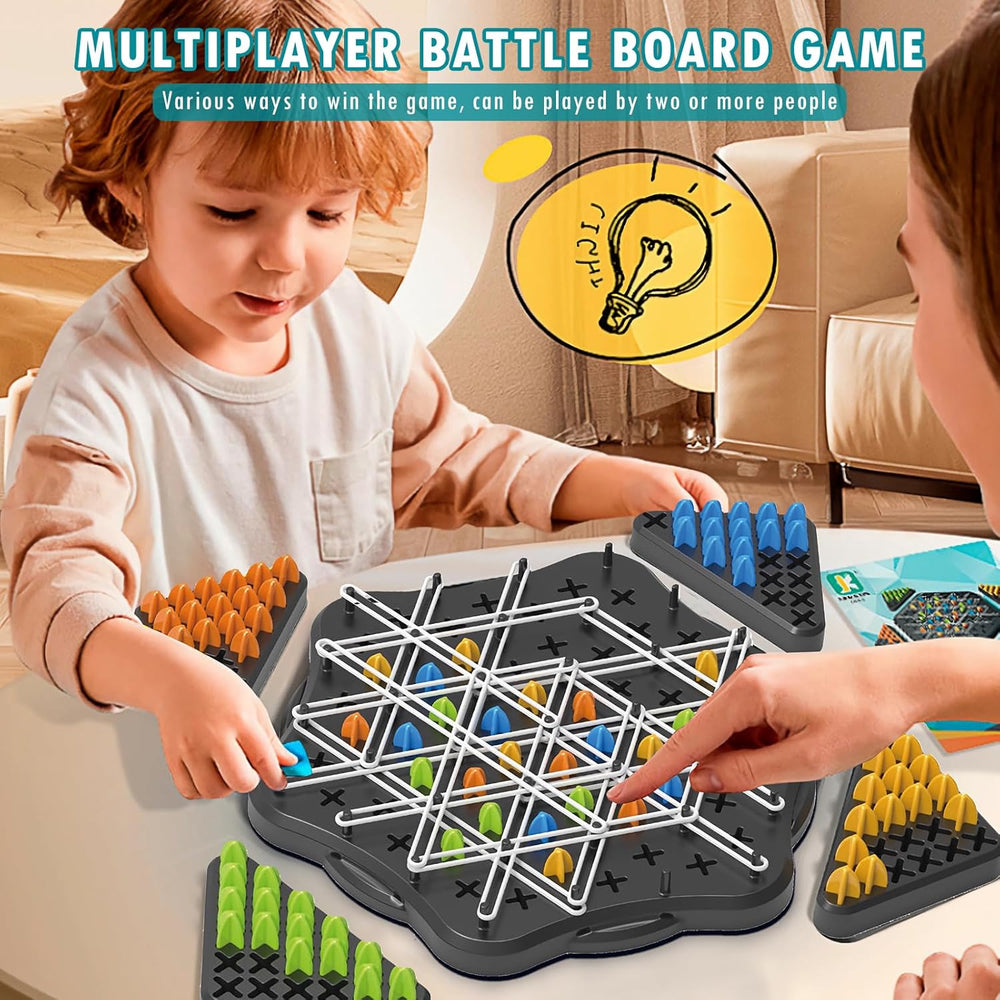 Chain Logic Chess Triggle Rubber Band Multiplayer Game