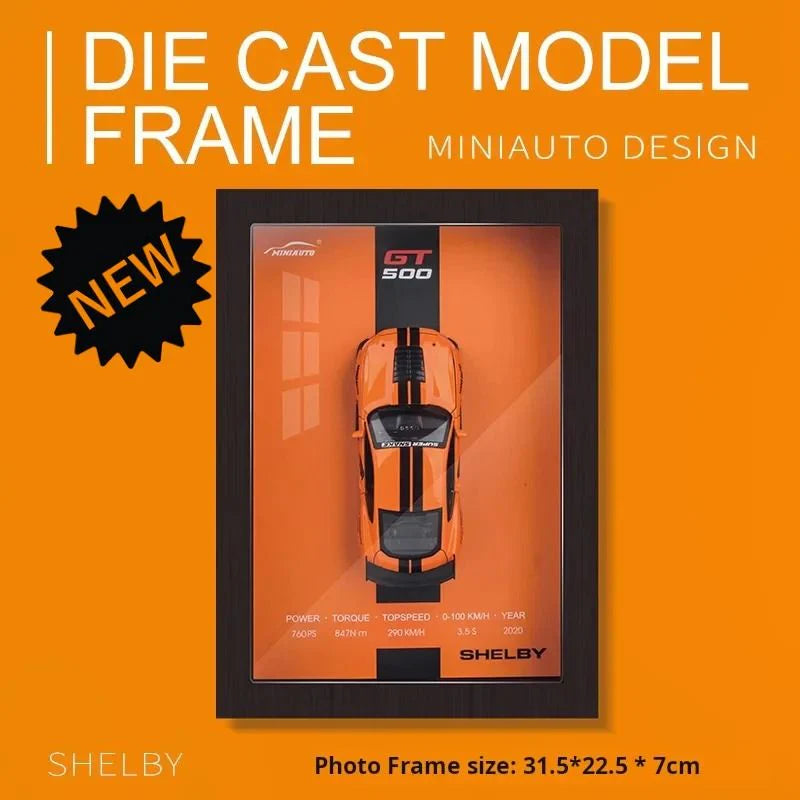 3D Framed Die Cast Model Car
