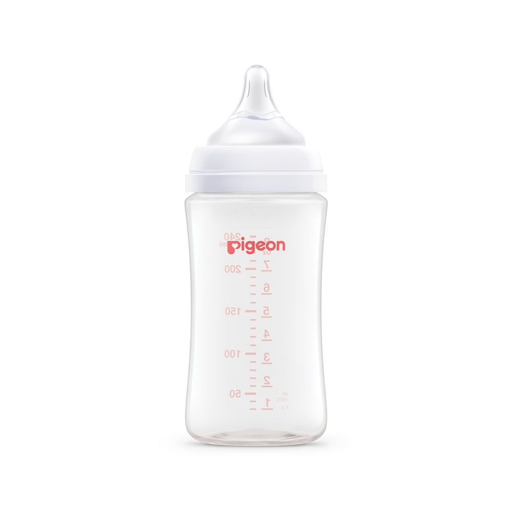 SOFTOUCH BPP NURSING BOTTLE 240ML LOGO