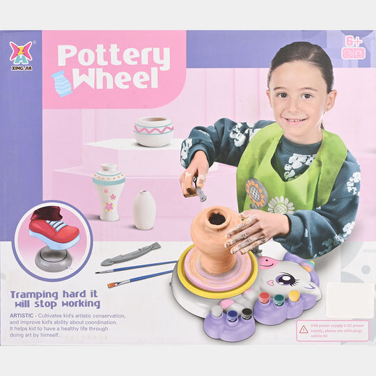 Pottery Wheel Kit Clay Machine for Kids