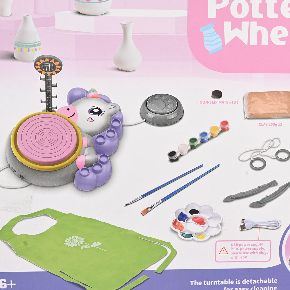Pottery Wheel Kit Clay Machine for Kids
