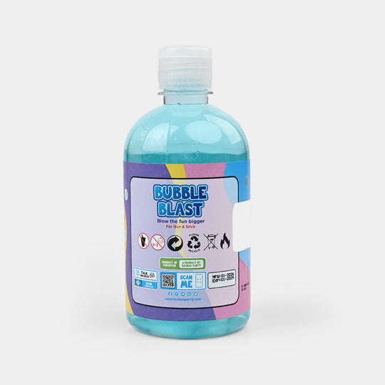 Bubble Liquid Bottle 500ml Blue