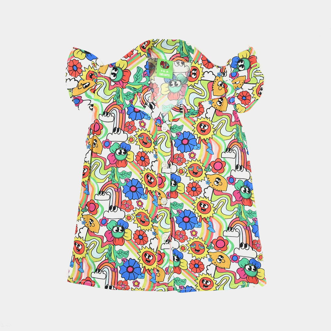 Infant Girls Viscose Casual Top Sugar Rush-Multi