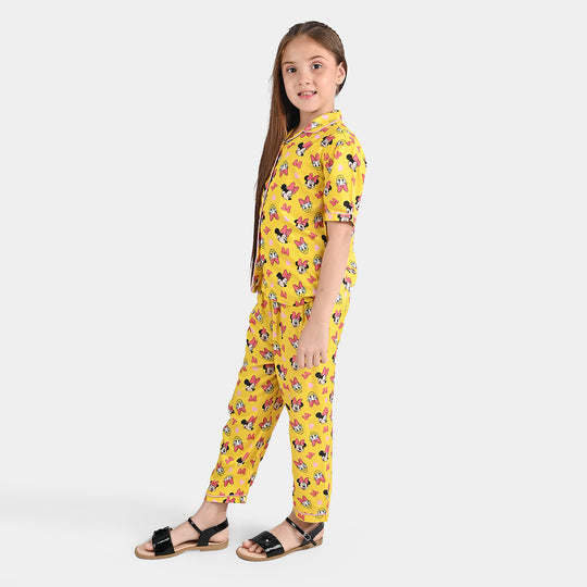 Girls Viscose Nightwear-Multi