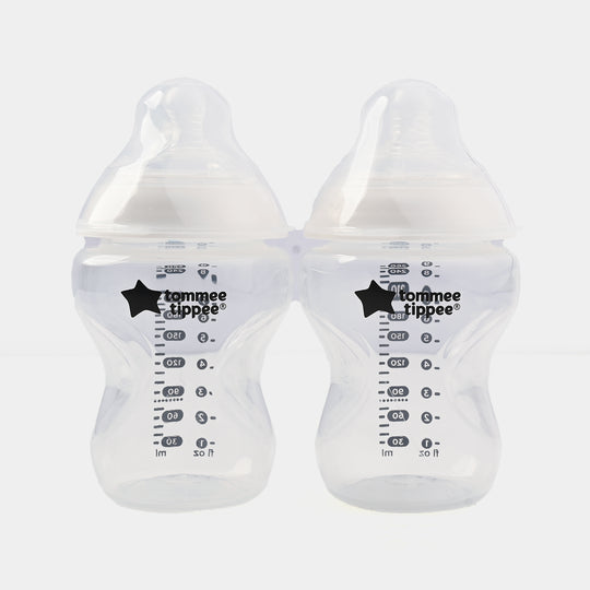 Tommee Tippee Natural Start Baby Feeding Bottles | Twin Pack (260ml / 9oz)