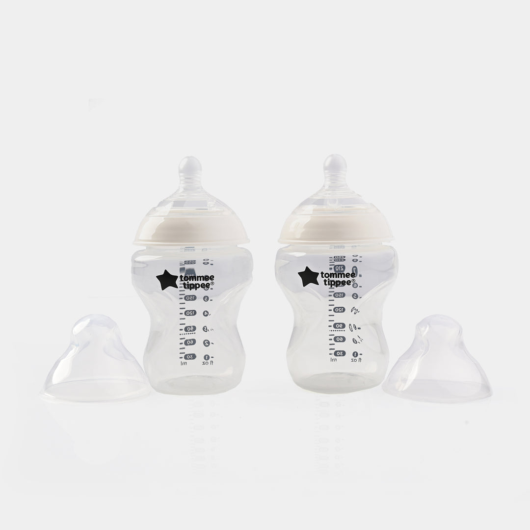 Tommee Tippee Natural Start Baby Feeding Bottles | Twin Pack (260ml / 9oz)