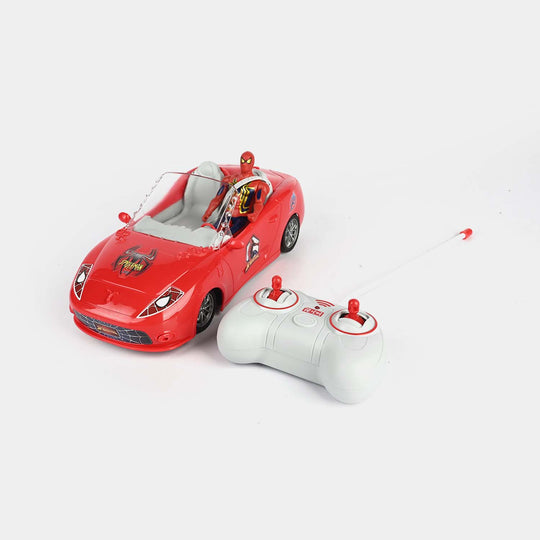 Remote Control Car With Usb + Light For Kids