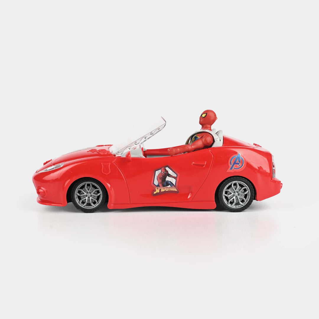 Remote Control Car With Usb + Light For Kids