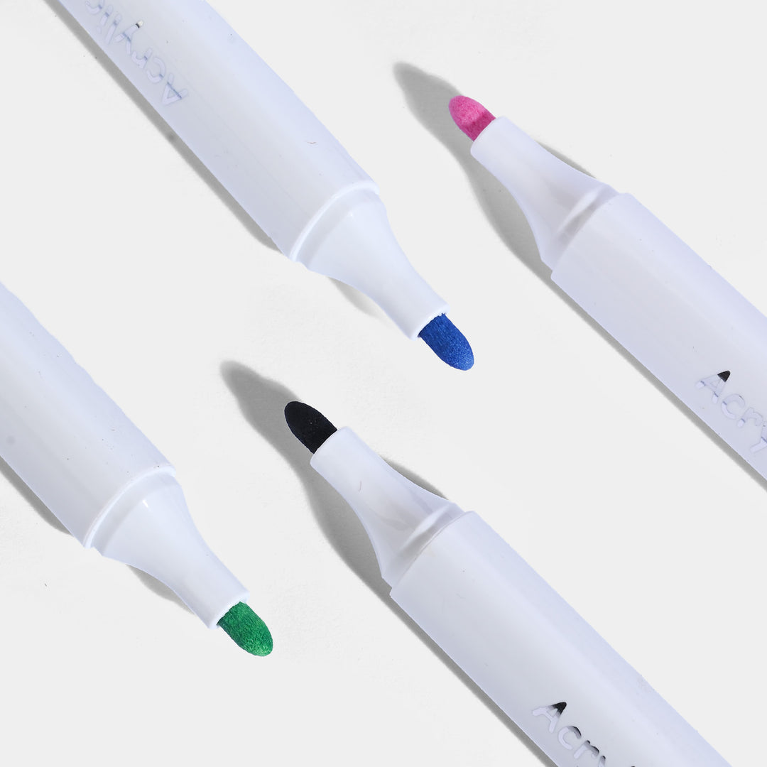 Acrylic Marker Pen Set – 28 Pieces
