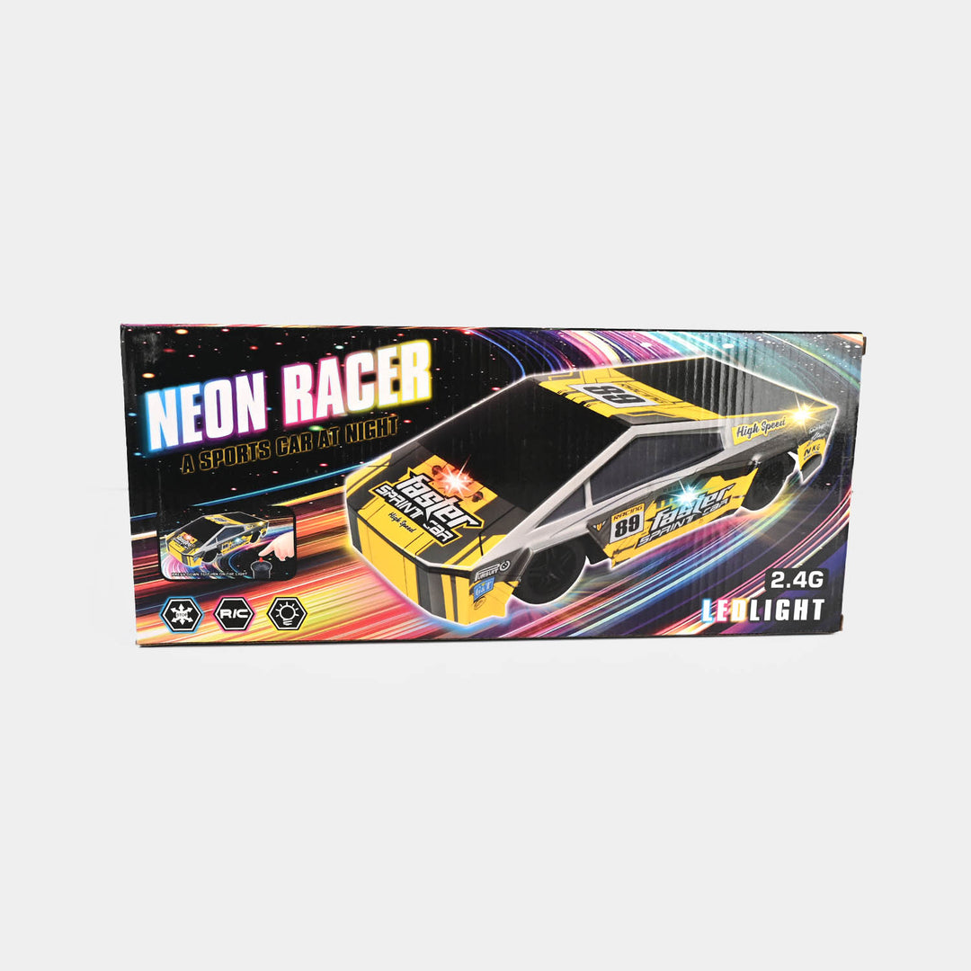 Neon Racer Remote Control Sports Car