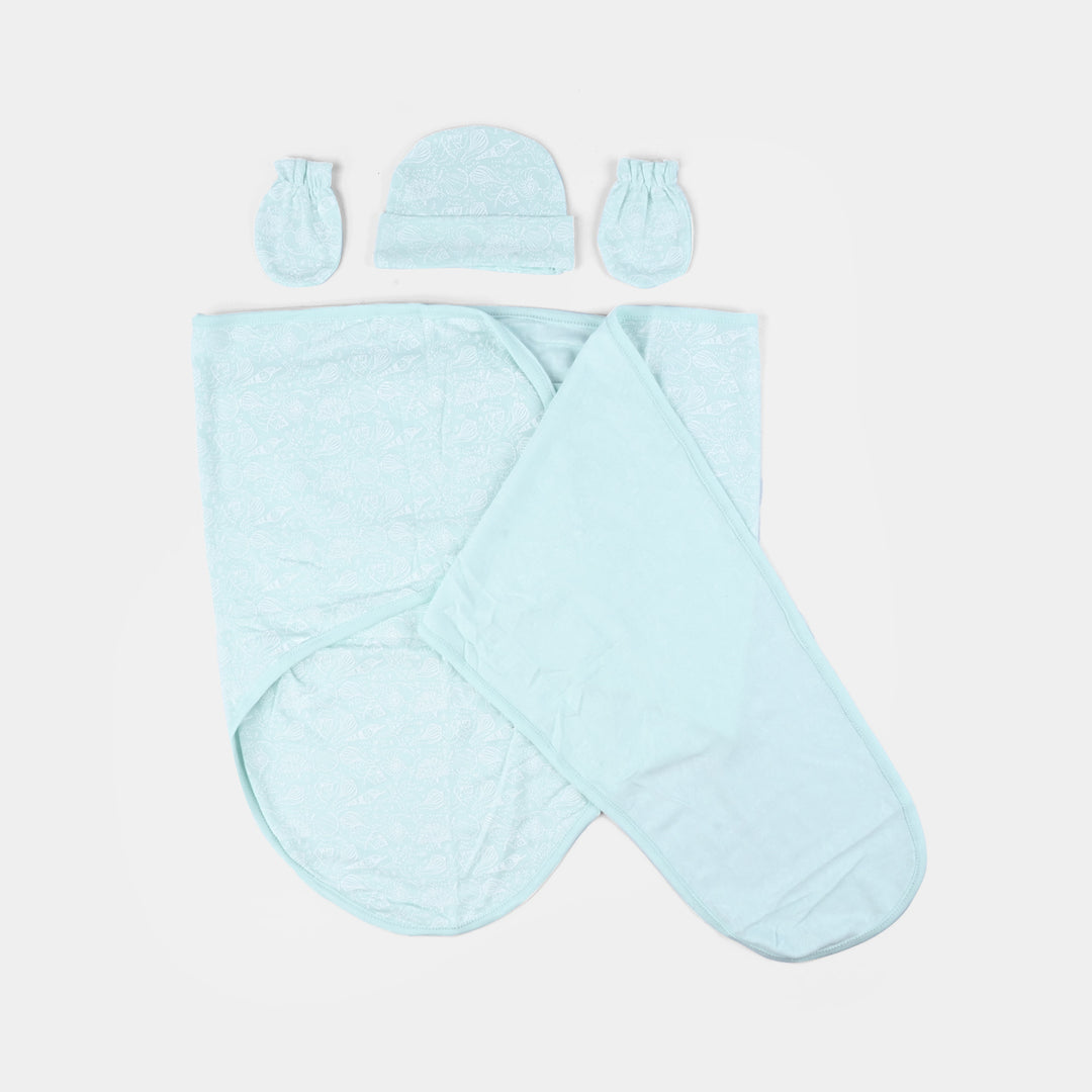 Infant Big Swaddle with Cap & Mittens