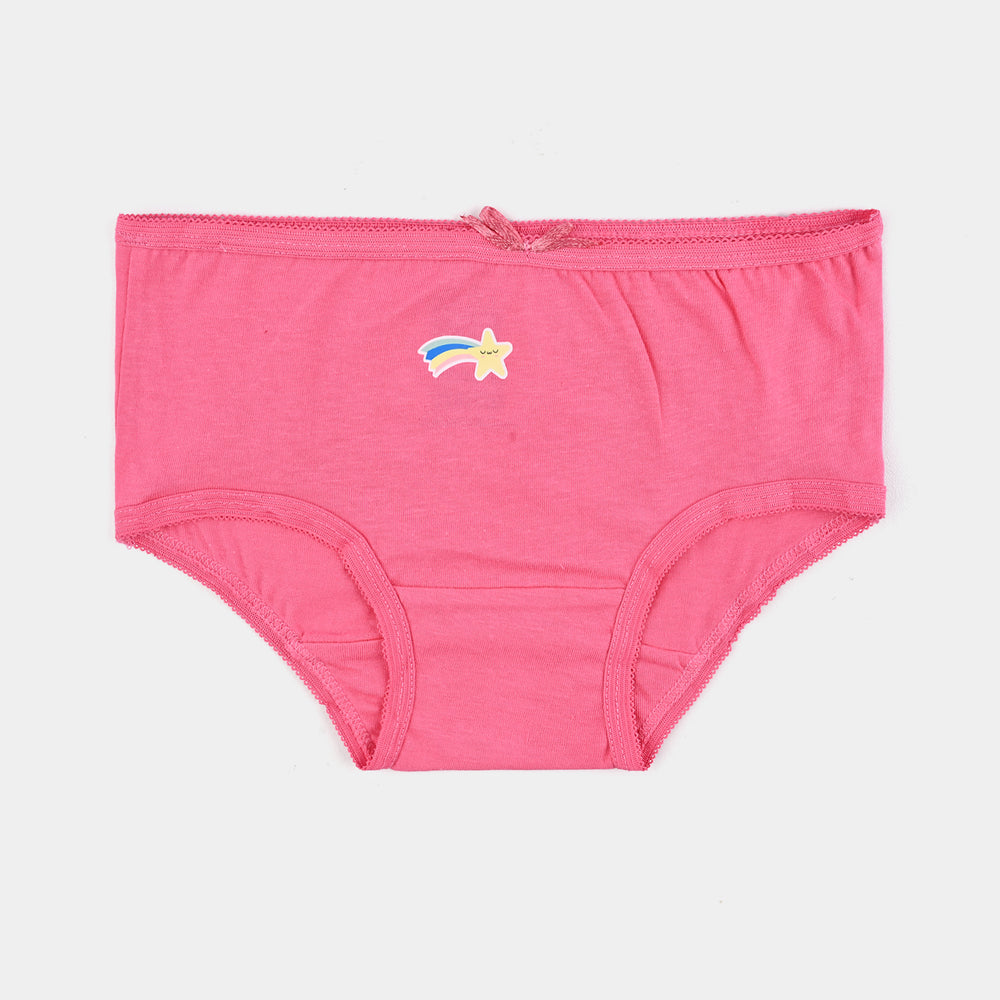 Girls Cotton Jersey Panties Star & Stripe - Pack of 2