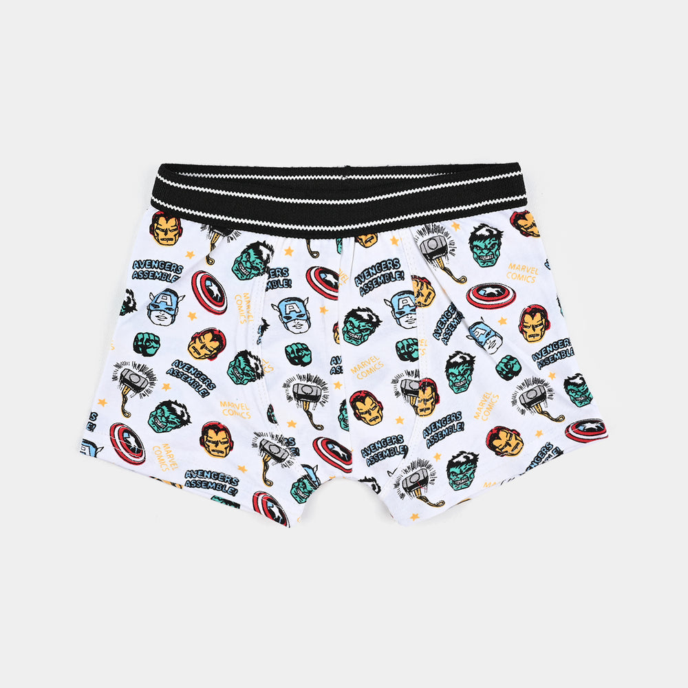 Boys Cotton Jersey Boxer Pack of 2 - Multi/Red