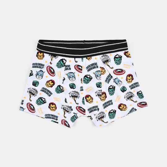 Boys Cotton Jersey Boxer Pack of 2 - Multi/Red