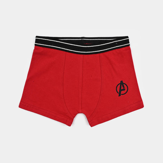 Boys Cotton Jersey Boxer Pack of 2 - Multi/Red