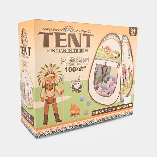 Kids Pop-Up Play Tent with 100 Play Balls