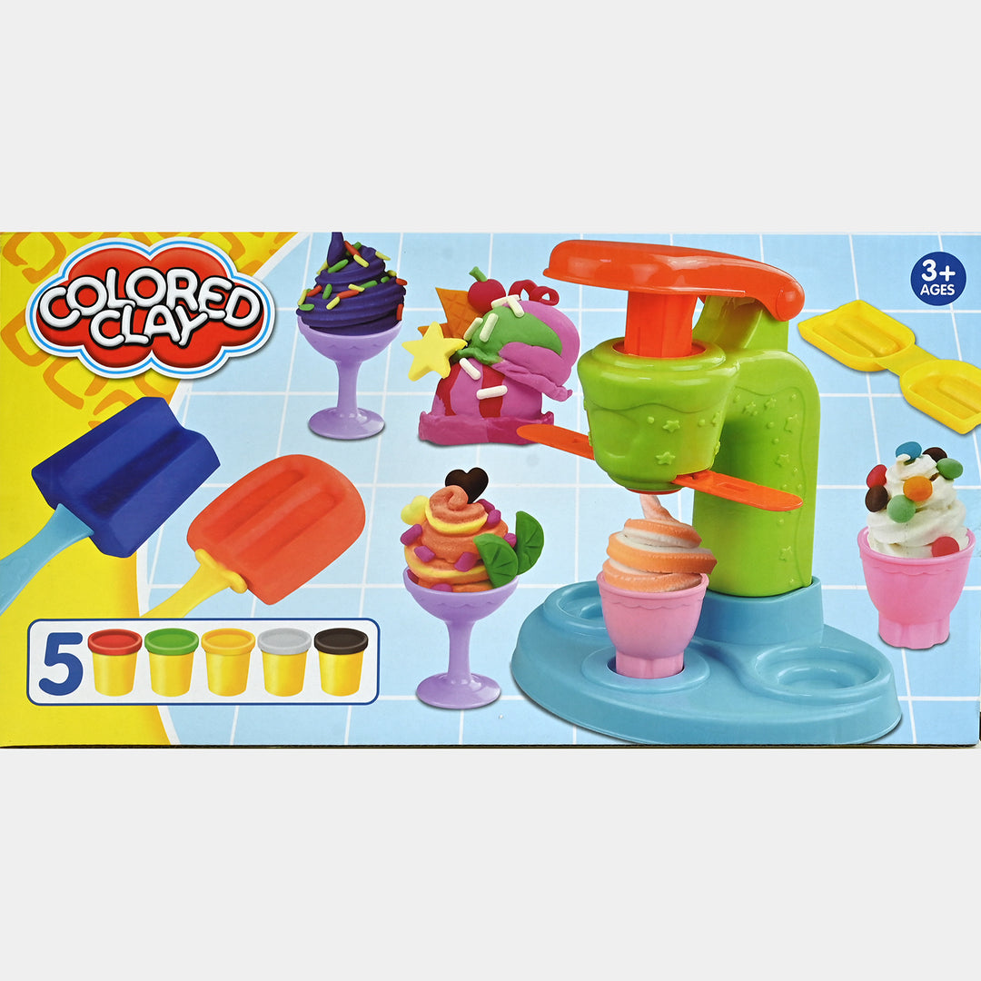 Color Mud Ice Cream Machine For Kids