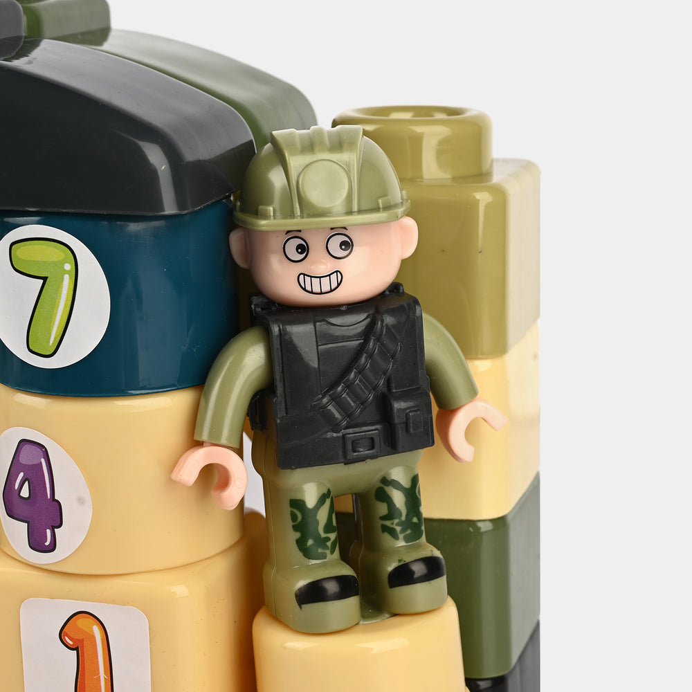 Kids Building Blocks Set - 42 Pieces