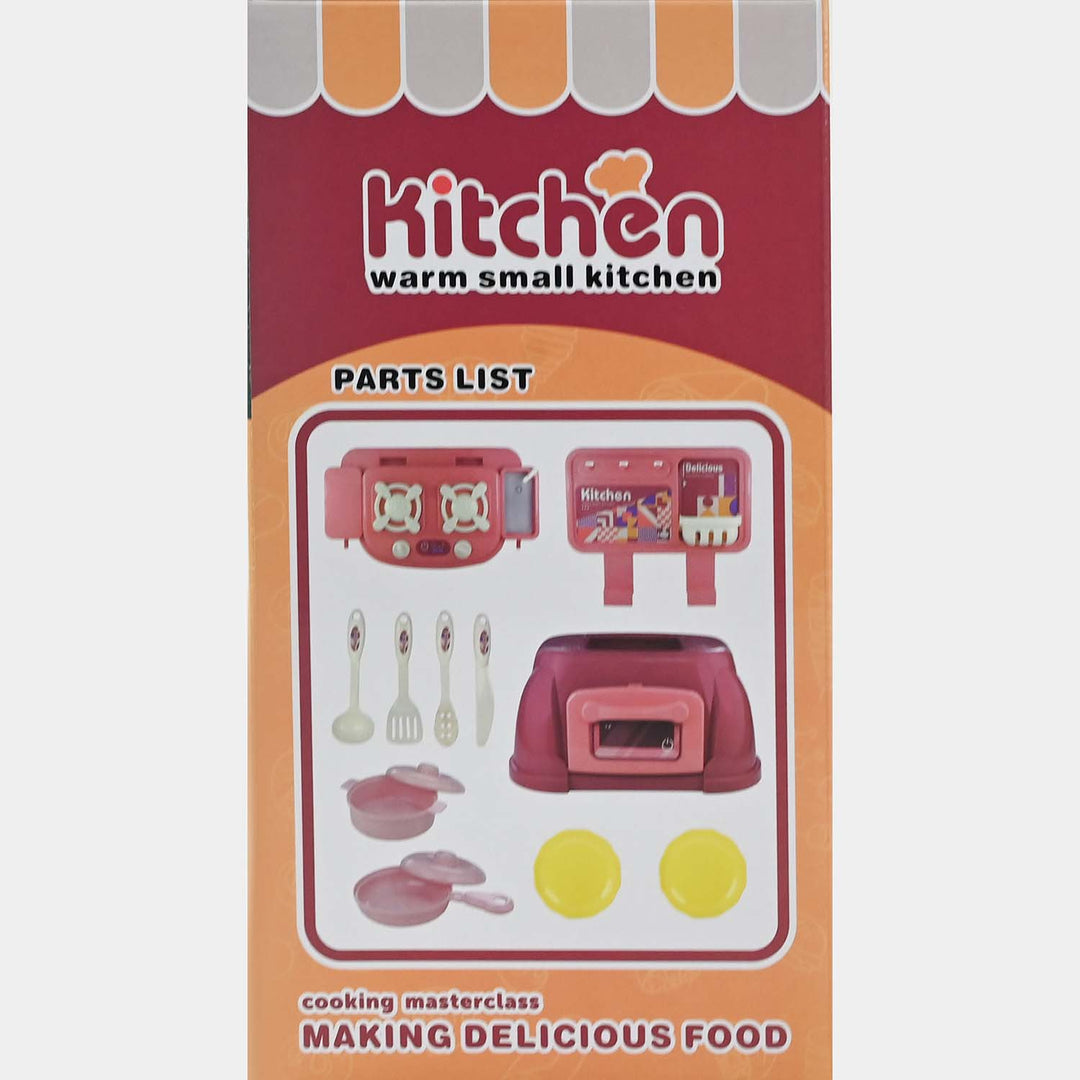 Toy Kitchen Playset For Kids