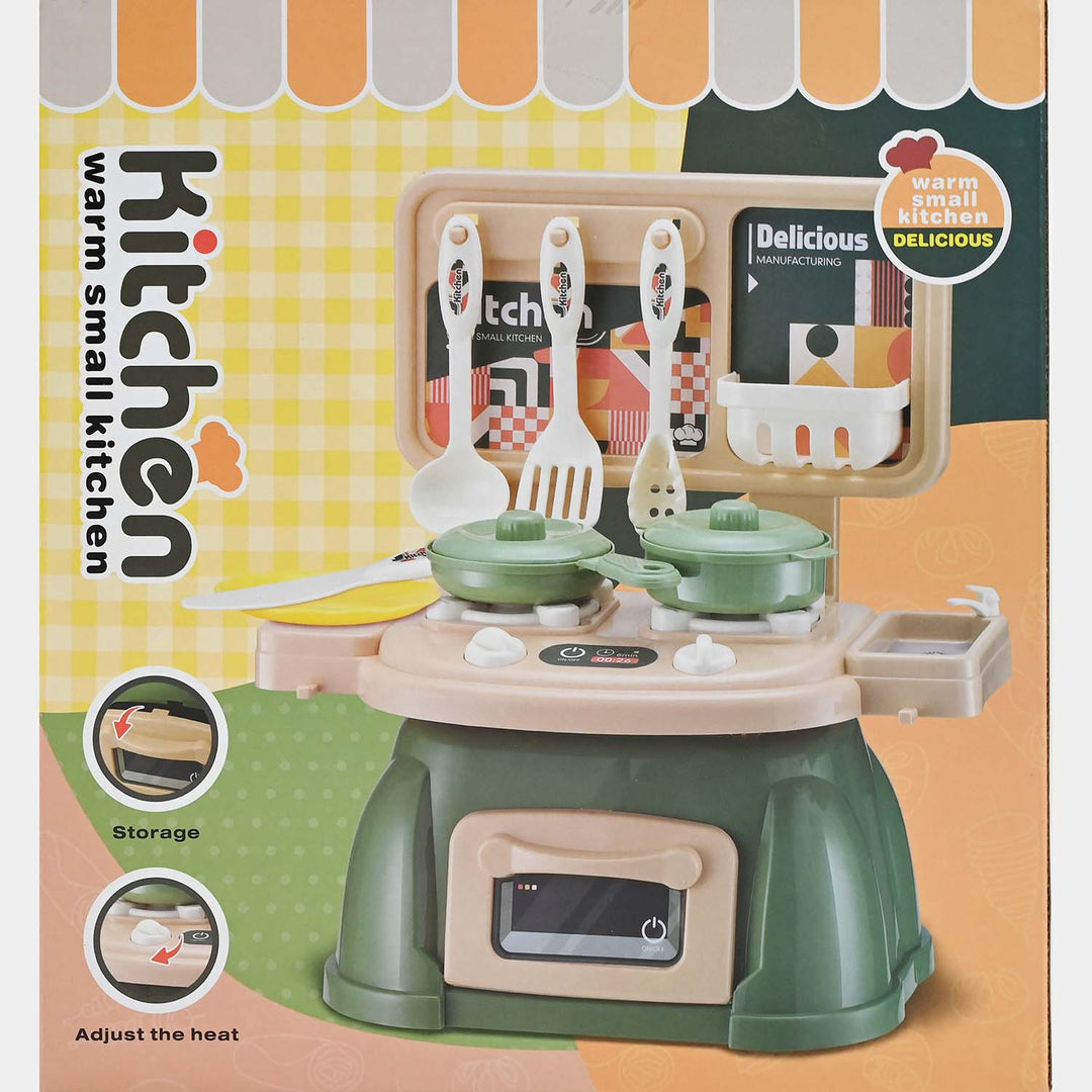 Toy Kitchen Playset For Kids
