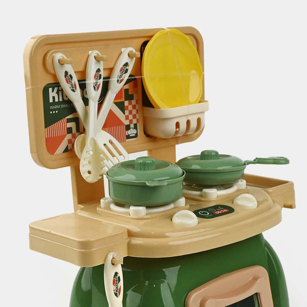 Toy Kitchen Playset For Kids