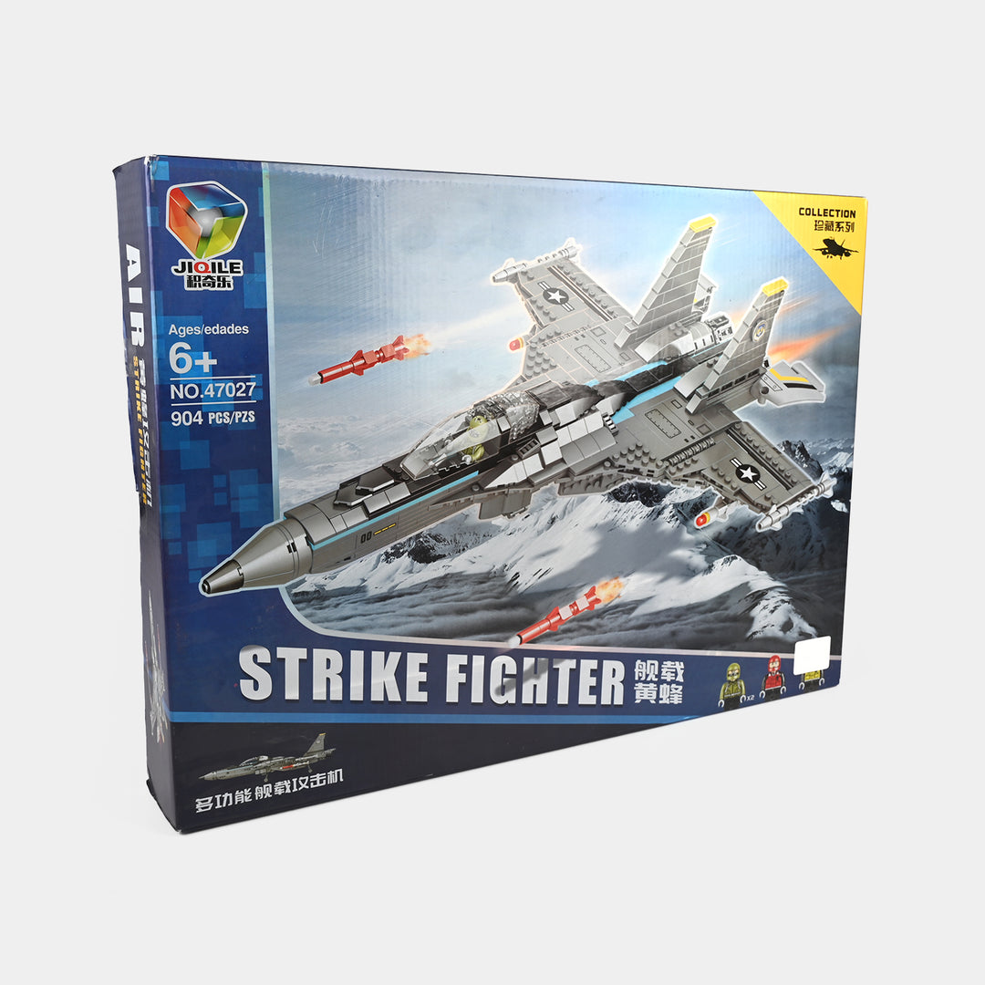 Strike Fighter Building Block Set For Kids