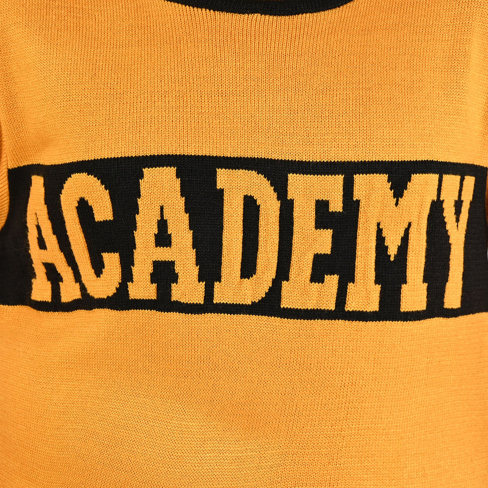 Boys Acrylic Sweater - Academy - Citrus/Yellow