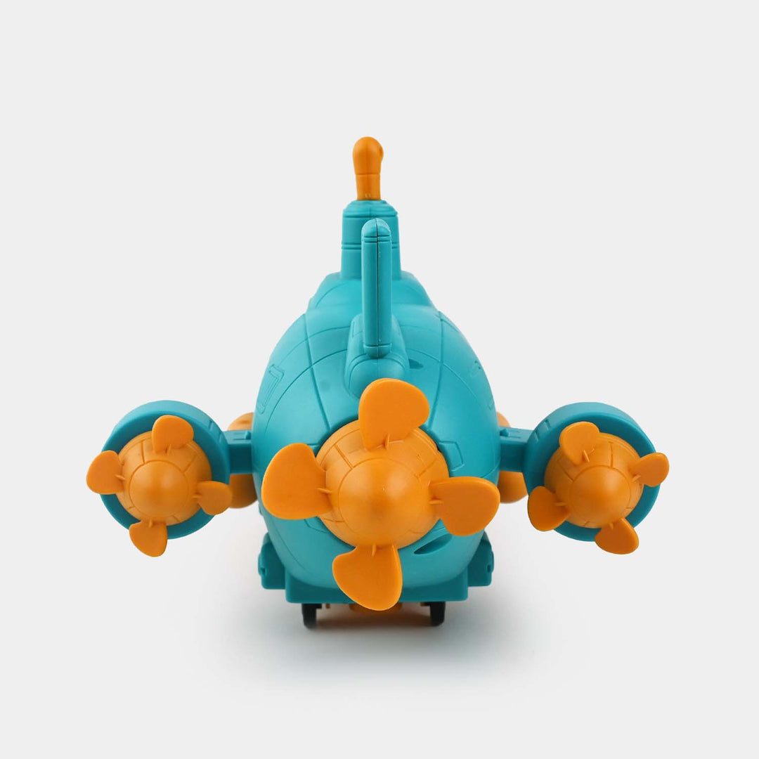 Kids Electric Transparent Gear Submarine Toy