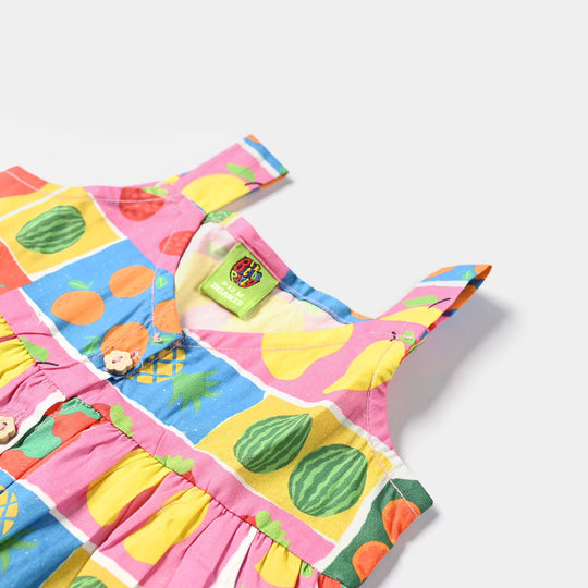 Infant Girl Cotton Mix Fruit 2 PC-Multi