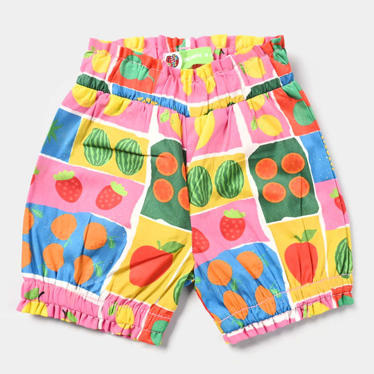 Infant Girl Cotton Mix Fruit 2 PC-Multi