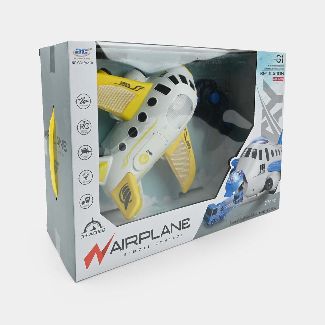 Remote-Control Passenger Aircraft Toy For Kids