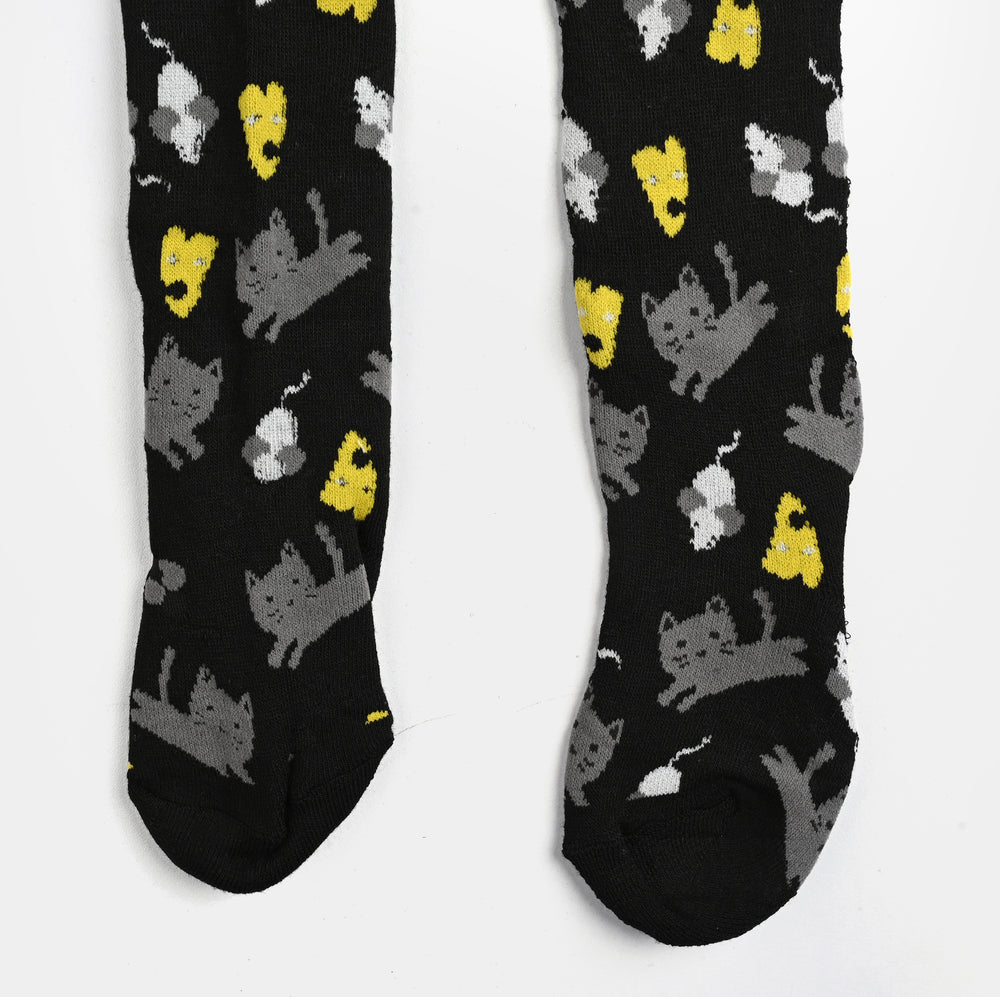 Girls Cotton Tights W/Socks