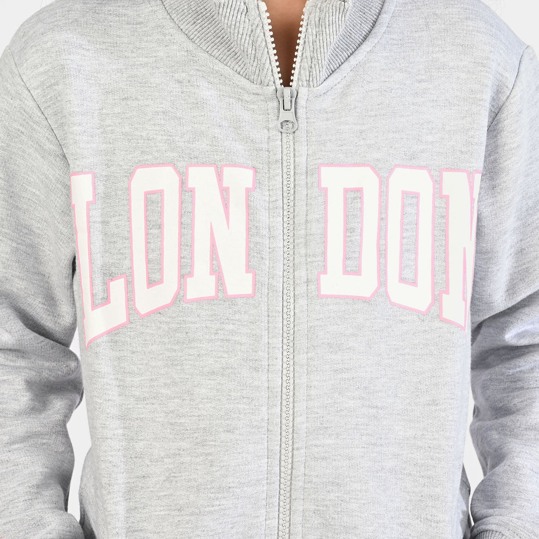 Girls Fleece Jacket LONDON
