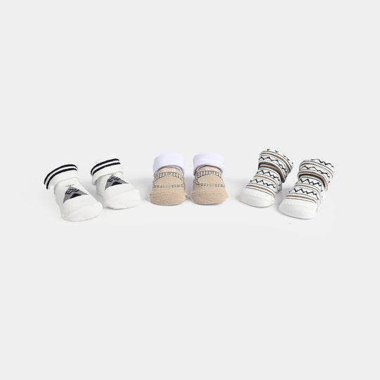 BABY SOCKS PACK OF 3 | 0-9M
